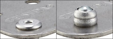 Nit jednostronnie zamyk, stal/stal,leb plas.-okr. 4x13mm GESIPA (500 szt.)