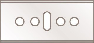 Ostrze do noza CARTONAX, nierdzewn,opakow po 10 szt. Martor