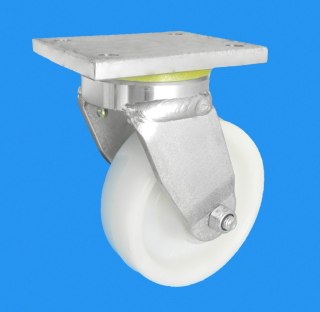 KOŁO Z TWORZYWA 125MM SKRĘTNE SPAWANE Ł. KULKOWE 22MBND UN