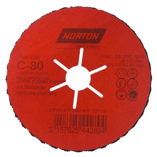 KRĄŻEK PÓŁELASTYCZNY NORTON CP FLEX 127MM P.80 NORTON