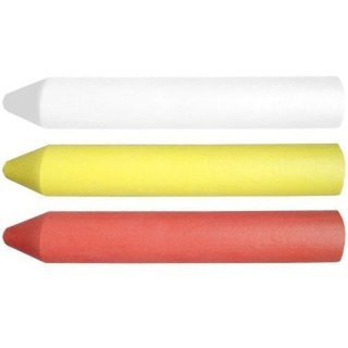 KREDA TECHNICZNA BIA,ZÓŁ,CZER OLEJOWA 13*85 MM 3 SZT. TOPEX