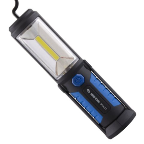 LATARKA 3W + 5 LED LAMPA WARSZTATOWA AKUMULATOROWA KING TONY