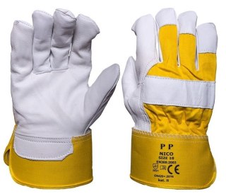 RĘKAWICE ZE SKÓRY KOZIEJ LICOWEJ NICO, RS TURR UN