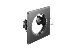 SUFITOWA OPRAWA PUNKTOWA PARMA IP20 KWADRAT CZARNY CHROM GTV