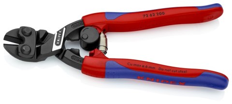 SZCZYPCE O ZWIĘKSZONYM PRZEŁOŻENIU DO CIĘCIA PŁASKIEG 200MM KNIPEX