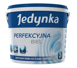 JEDYNKA FARBA AKRYLOWA PERFEKCYJNA BIEL PLUS 3L JEDYNKA