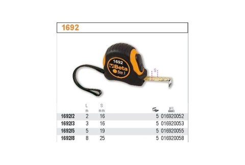 MIARA ZWIJANA 3M*16MM BETA