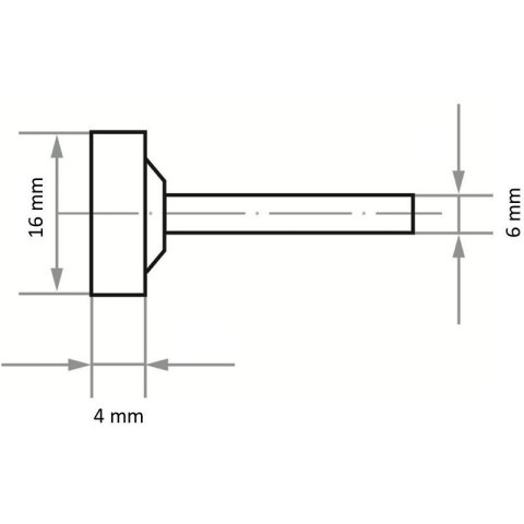 ŚCIERNICA TRZPIENIOWA ZY2 WALCOWA ZY2 1604.06 EKR 60 N V4 LUKAS