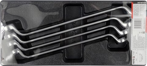 WKŁAD DO SZUFLADY KLUCZE OCZKOWE ODGIĘTE 21- 32MM 4 CZĘŚCI YATO