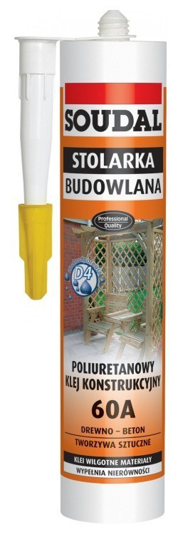KLEJ KONSTRUKCYJNY POLIURETANOWY 60A 280ML SOUDAL