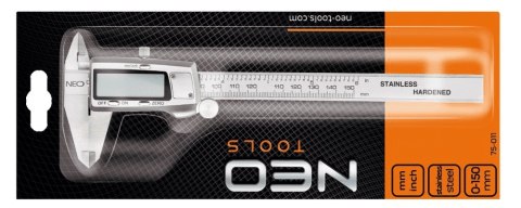 SUWMIARKA CYFROWA 150MM STAL NIERDZEWNA NEO