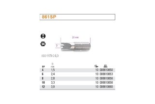 BIT, GROT, KOŃCÓWKA SPANNER 6MM BETA