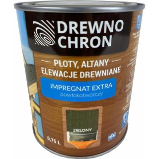 DREWNOCHRON IMPREGNAT POWŁOKOTWÓRCZY ZIELONY 4.5L DREWNOCHRON