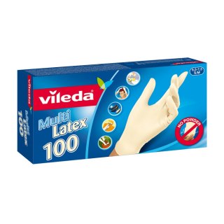 VILEDA RĘKAWICE MULTI LATEX 100 SZT. VILEDA