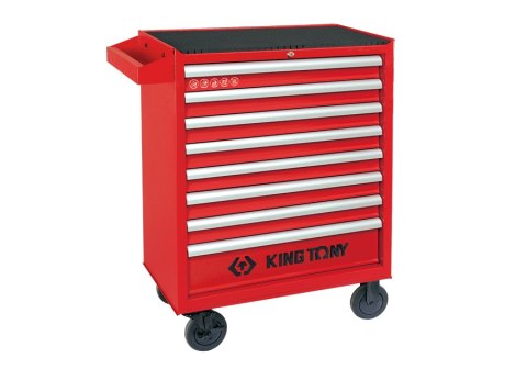 WÓZEK WARSZTATOWY 8 SZUFLAD + 190 NARZĘDZI CZERWONY KING TONY