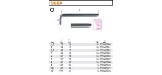 KLUCZ TRZPIENIOWY KULISTY 12MM BETA