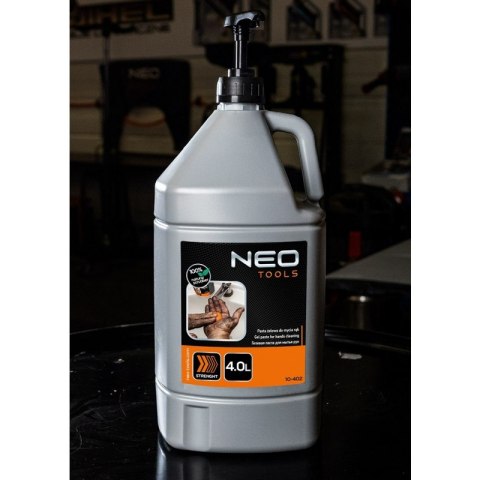 PASTA DO MYCIA RĄK ŻELOWA, BUTELKA Z POMPKĄ 4L. NEO