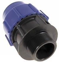 PE-ZŁĄCZKA ZACISK 25X1/2 GWINT ZEWNĘTRZNY WAVI-033667 WAVIN