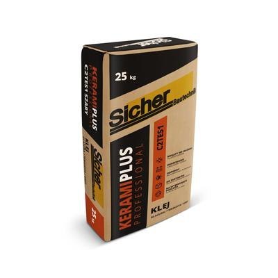 WYSOKOELASTYCZNA ZAPRAWA KLEJOWA KERAMI PLUS PRO C2TES1 25KG SICHER