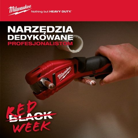 AKUMULATOROWY OBCINAK DO RUR MIEDZIANYCH C12PC-0 MILWAUKEE