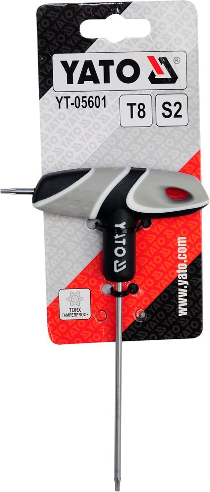 KLUCZ TRZPIENIOWY TORX Z RĘKOJEŚCIĄ T25 YATO