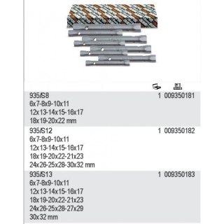 KPL.KLUCZY RUROWYCH DWUSTR.6-22MM 8 SZTUK BETA