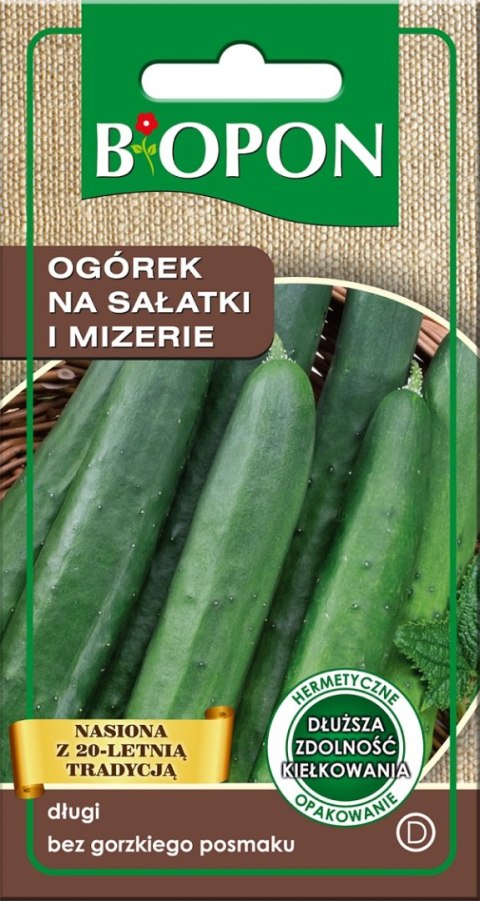 OGÓREK NA SAŁATKI I MIZERIE 1.8G BIOPON