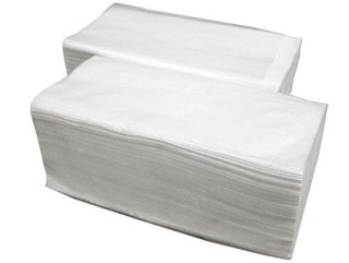 RĘCZNIKI SKŁADANE BIAŁE ECONOMY 4000 SZT UN