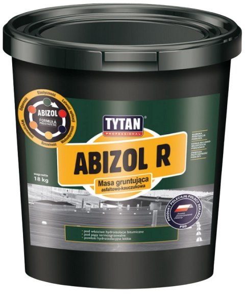 ABIZOL R TYTAN MASA GRUNTUJĄCA ASFALTOWO-KAUCZUKOWA 4,5KG TYTAN