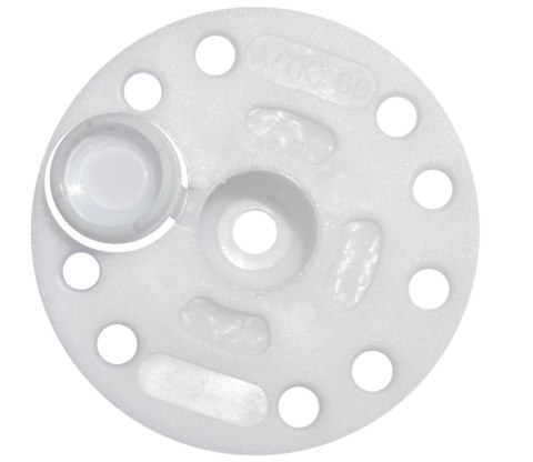 KOŁNIERZ DOCISKOWY DO STYROPIANU I WEŁNY FI 60MM Z ZATYCZKĄ UN