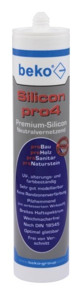 SILICON UNIVERSALNY 310ML SREBRNY ALUMINIUM PRO4 BEKO