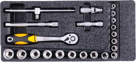 SZAFKA SERWISOWA Z NARZĘDZIAMI 6 SZUFLAD 177 ELEMENTÓW VOREL