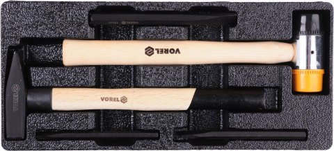 SZAFKA SERWISOWA Z NARZĘDZIAMI 6 SZUFLAD 177 ELEMENTÓW VOREL