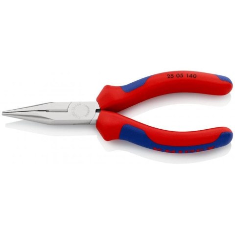 SZCZYPCE TNĄCE PÓŁOKRĄGŁE PROSTE 140MM KNIPEX