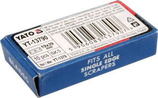 OSTRZA DO SKROBAKA DO SZYB 10 SZT. YATO