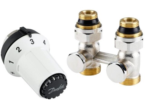 ZESTAW ZAWÓR PROS. +GŁOWICA DANFOSS