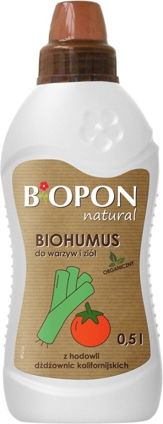 BIOHUMUS DO . WARZYW I ZIÓŁ 0.5L BIOPON