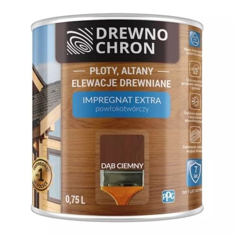 DREWNOCHRON IMPREGNAT POWŁOKOTWÓRCZY DĄB CIEMNY 4.5L DREWNOCHRON