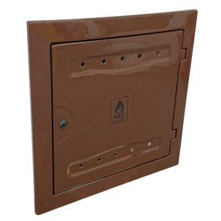 OSŁONA LICZNIKA GAZU Z TWORZYWA 150*600*600MM BRĄZ UN