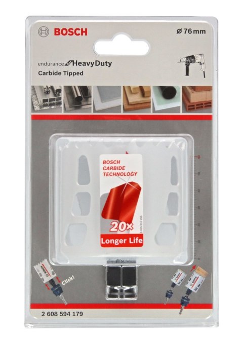 PIŁA OTWORNICA Z WĘGLIKÓW ENDURANCE FOR HEAVY DUTY 76MM BOSCH