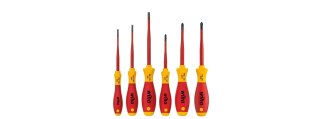 ZESTAW WKRĘTAKÓW SOFTFINISH ELECTRIC SLIMFIX 6CZ. WIHA