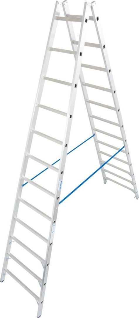 DRABINA ALUMINIOWA 2-ELEMENTOWA STABILO 2*12 SZCZEBLI KRAUSE