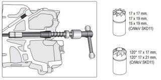 FREZY DO GNIAZD WSTRYSKIWACZY COMMON RAIL DIESEL YATO