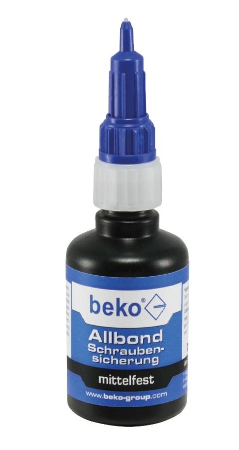 KLEJ DO ZABEZPIECZENIA GWINTÓW,ŚREDNIA WYTRZYM 30ML BEKO