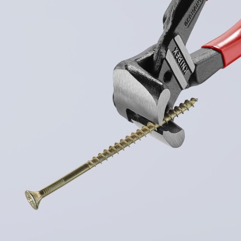 SZCZYPCE TNĄCE CZOŁOWE Z WYSOKIM PRZEŁOŻENIEM DŹWIGNI 200MM KNIPEX