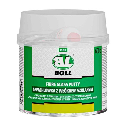 SZPACHLÓWKA Z WŁÓKNEM SZKLANYM BOLL 600G + UTWARDZACZ 22G. BOLL