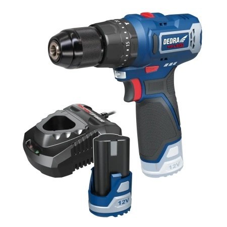 WIERTARKO-WKRĘTARKA UDAROWA AKUMULATOROWA 12V 1*2.0AH DEDRA