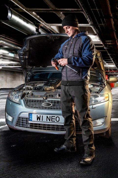 BLUZA DZIANA OCIEPLANA Z KAPTUREM L NEO