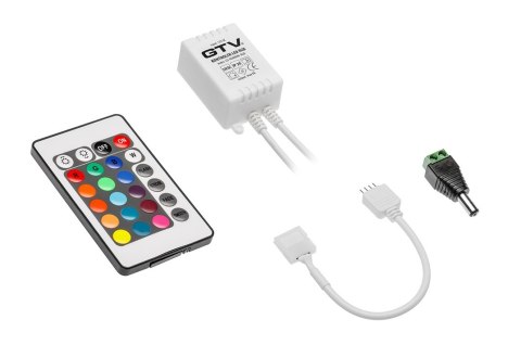 KONTROLER LED RGB MINI 12V DC IP20 MAX 72W GTV
