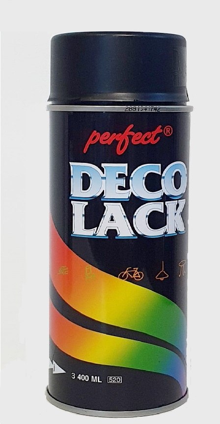 LAKIER SZYBKOSCHNĄCY CZARNY MAT DECOLACK UN